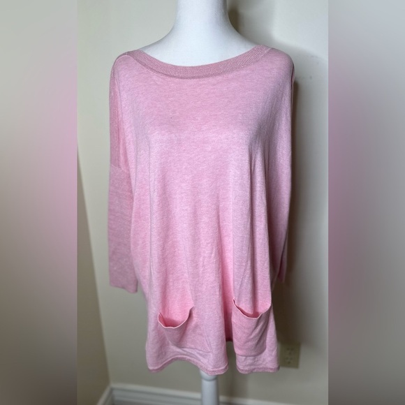 Lilly Pulitzer Cobo Coolmax Sweater Heathered Pink Tropic Tint Size XS - Picture 1 of 10